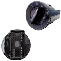 Chave de luz com Dimmer VW 8-16 9-160 Constellation 26-260 15-210 18-310 Com Reostato 12V 17 Terminais 2RD941534 Ilumina cor vermelha