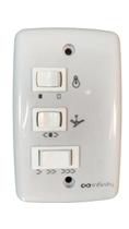 Chave de Parede Infinity P/ Ventiladores de Teto 220 V 1,5+2,5 uF Chave de Parede Infinity P/ Ventiladores de Teto 220 V 1,5+2,5 uF