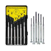 Chave de Precisão Philips Fenda Multiuso 6 em 1 Com Estojo