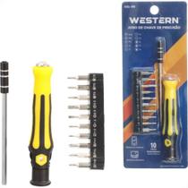 Chave De Precisao Western Celular Kit Com 10 Pecas Cel-09 Chave De Precisao Western Celular Kit Com 10 Pecas Cel-09