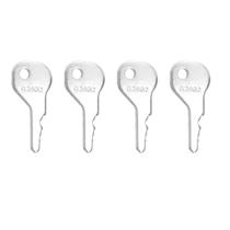 Chave de reposição D&D Technologies Magna Latch Série 2, pacote com 4 Chave de reposição D&D Technologies Magna Latch Série 2, pacote com 4