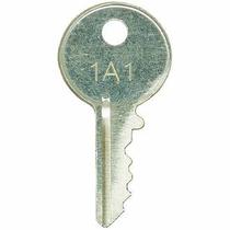 Chave de reposição EasyKeys CompX Chicago 6A4 para arquivo Chave de reposição EasyKeys CompX Chicago 6A4 para arquivo