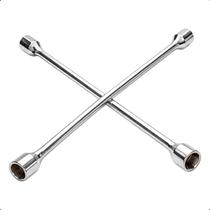 Chave de Roda 20 Pol 500mm Cruz 17mm 19mm 21mm e 23mm Em Aço Reforçado para Carros e Utilitários Chave de Roda 20 Pol 500mm Cruz 17mm 19mm 21mm e 23mm Em Aço Reforçado para Carros e Utilitários