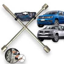 Chave de Roda Cruz Estrela Ferramenta Carro VW Amarok Todos