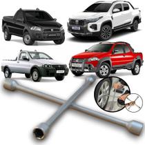 Chave de Roda Cruz Estrela Ferramenta Fiat Strada Todos Chave de Roda Cruz Estrela Ferramenta Fiat Strada Todos