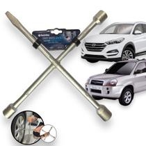 Chave de Roda Cruz Estrela Ferramenta Hyundai Tucson Todos Chave de Roda Cruz Estrela Ferramenta Hyundai Tucson Todos