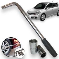 Chave De Roda L Extensível Telescópica Nissan Tiida Todos Chave De Roda L Extensível Telescópica Nissan Tiida Todos