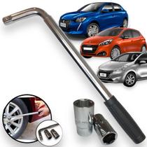 Chave De Roda L Extensível Telescópica Peugeot 208 Todos Chave De Roda L Extensível Telescópica Peugeot 208 Todos