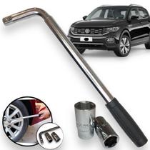 Chave De Roda L Extensível Telescópica Vw T-Cross Todos
