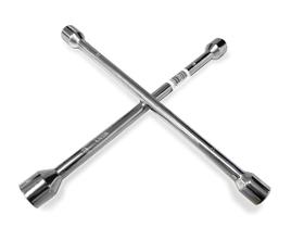 Chave de roda LARIN 36 cm cromada de quatro pontas, durável