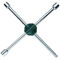 Chave de Roda tipo Cruz 17 x 19 x 21mm com Quadrado 1/2 Polegadas Sata