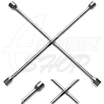 Chave de Roda Tipo Cruz 17mm 19mm 21mm 23mm Cromada Chave de Roda Tipo Cruz 17mm 19mm 21mm 23mm Cromada