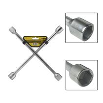 Chave De Roda Tipo Cruz 17x19x21x23mm Com 4 Bocas Chave De Roda Tipo Cruz 17x19x21x23mm Com 4 Bocas