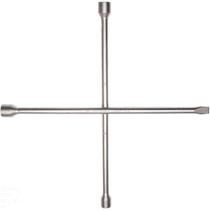 Chave De Roda Tipo Cruz Com Corpo Forjado Em Aço Especial 17x19x21 Mm Com Espátula