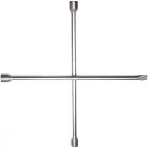 Chave de Roda Tipo Cruz Tramontina com Corpo Forjado em Aço Especial 17x19x21 mm com Espátula Chave de Roda Tipo Cruz Tramontina com Corpo Forjado em Aço Especial 17x19x21 mm com Espátula