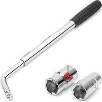 Chave de Roda Universal Boca 17mm 19mm 21mm 23mm Extensiva Para Troca de Pneu TechOne