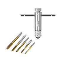 Chave De Rosca Ajustável Prata M3-M8 Para Parafuso Métrico Com Suporte De Rosca