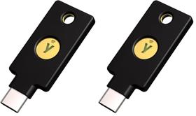 Chave de Segurança Yubico NFC USBC Pacote com 2 unidades Certificada FIDO
