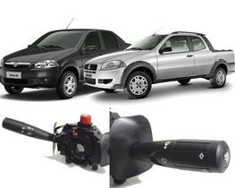 Chave de seta fiat palio strada siena 2008 á 2011 - 735265340 s/limpador traseiro c/botão trip Chave de seta fiat palio strada siena 2008 á 2011 - 735265340 s/limpador traseiro c/botão trip