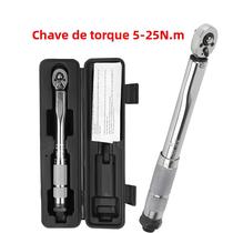 Chave De Torque Ajustável 5-25N.m Micrômetro Ferramenta De Desmontagem Para Carro E Moto 1/4 3/8 Chave De Torque Ajustável 5-25N.m Micrômetro Ferramenta De Desmontagem Para Carro E Moto 1/4 3/8
