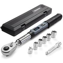 Chave de torque digital GROWNEER com acionamento atualizado de 10-200 Nm 1/2"