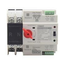 Chave De Transferência Automática De Dupla Alimentação 100A, Montagem Em Trilho De 35mm, Chave De Chave De Transferência Automática De Dupla Alimentação 100A, Montagem Em Trilho De 35mm, Chave De