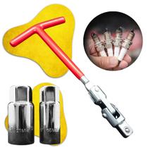 Chave De Vela Articulável Soquetes Encaixe 16mm 21mm veicular