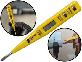 Chave Digital De Voltagem Corrente 12v A 250v Profissional Para Eletricista Chave Digital De Voltagem Corrente 12v A 250v Profissional Para Eletricista