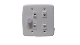Chave Dimmer Rotativo 4x4 C/3 Lâmpadas E 1 Ventilador Rxf