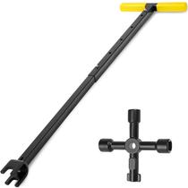 Chave do medidor de água Winisok, comprimento ajustável, 37 cm, aço Chave do medidor de água Winisok, comprimento ajustável, 37 cm, aço