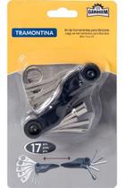 Chave E Ferramentas Bicicleta 17 Pç Tramontina Jogo