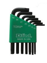 Chave Eklind 10807 TORX Star L-Key 7 peças T10-T40 curta Chave Eklind 10807 TORX Star L-Key 7 peças T10-T40 curta