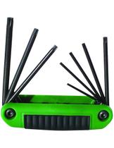 Chave Eklind Tool Ergo-Fold Fold-up TORX 8 peças T8-T40