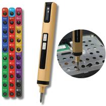 Chave elétrica profissional precisão kit completo manutenção notebook envio rápido estoque Chave elétrica profissional precisão kit completo manutenção notebook envio rápido estoque