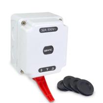 Chave eletromecânica 32a alavanca estrela-triangulo yd