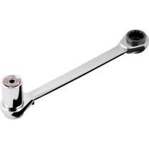 Chave Estrela 17x19mm Cromo Vanádio Cromada Com Soquete Univ