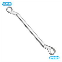Chave Estrela Profissional Cromo-Vanádio Diversos Tamanhos 8 a 19mm Boca Estriadas Combinada Cromada Chave Estrela Profissional Cromo-Vanádio Diversos Tamanhos 8 a 19mm Boca Estriadas Combinada Cromada