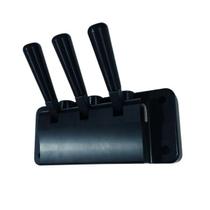 Chave extratora 3 sabores preta furo fixação 240x80 mod. premium máquinas