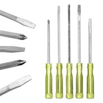 Chave Fenda Philips Jogo Mini Kit 5 Peças Cabo Transparente