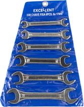 Chave fixa jogo com 6 pçs 6-17mm Chave fixa jogo com 6 pçs 6-17mm