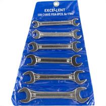 Chave Fixa Jogo Eda Com 6 Pecas 6 A 17Mm - 1Xm Chave Fixa Jogo Eda Com 6 Pecas 6 A 17Mm - 1Xm