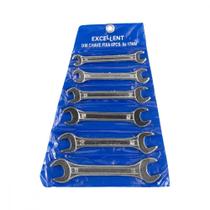 Chave Fixa Jogo Eda Com 6 Pecas 6 A 17Mm - 1Xm Chave Fixa Jogo Eda Com 6 Pecas 6 A 17Mm - 1Xm