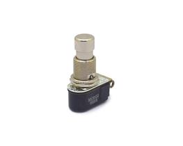 Chave Foot Switch com 2 Terminais 6A/125V e 3A/250V com Trava Liga/Desliga - SW110-P Carling