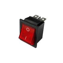 Chave gangorra 16a lk2-201n on-of led 4polos vermelha Chave gangorra 16a lk2-201n on-of led 4polos vermelha