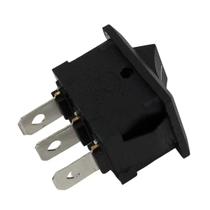 Chave Gangorra 3T 3A-6A/250v AC Preta ON OFF KCD1-101 Chave Gangorra 3T 3A-6A/250v AC Preta ON OFF KCD1-101