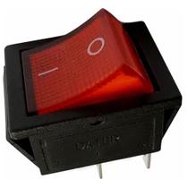 Chave Gangorra 4 Polos Iluminada Vermelha Chave Gangorra 4 Polos Iluminada Vermelha