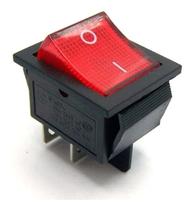 Chave Gangorra Kcd4-201N Vermelha 4T 16A/20A 250V Chave Gangorra Kcd4-201N Vermelha 4T 16A/20A 250V