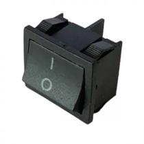 Chave Gangorra On/Off c/Neon 6 polos 16a 250v Preta