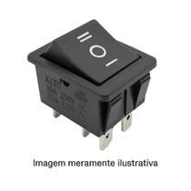 Chave gangorra puls on/off/on 6polos 15a pt Chave gangorra puls on/off/on 6polos 15a pt