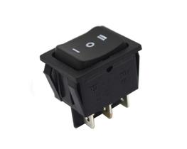 Chave Gangorra Pulsante com 6 Terminais (Liga)/Desliga/(Liga) 15A/250VCA - RS-223-4C - Jietong